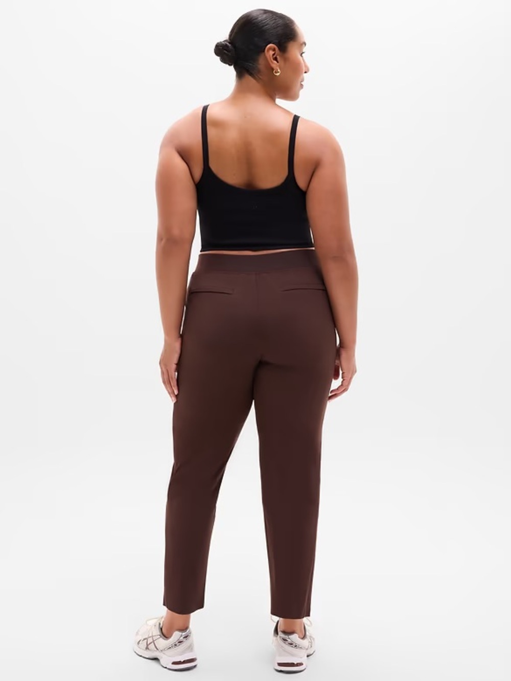 Athleta Brooklyn Mid Rise Ankle Pant in Woodland - Picture 2 of 8